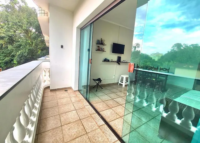 Apartamento Com Piscina No Itagua Em Ubatuba